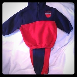 Boys sweatsuit fleece